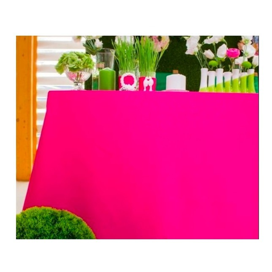 Скатерть прямоугольная габардин малиновая - Фото миниатюра 2