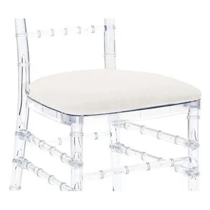 Подушка Кьявари молочная, бархат. Сдаётся со стулом