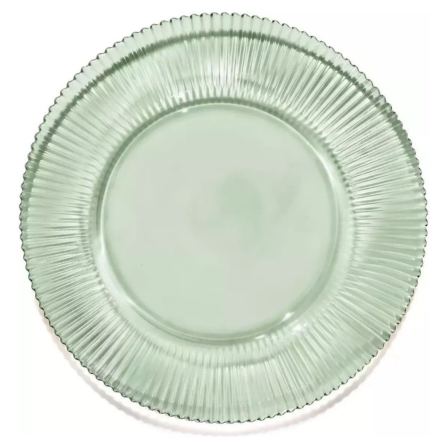 Подстановочная тарелка «Элва» олива - Фото миниатюра 1