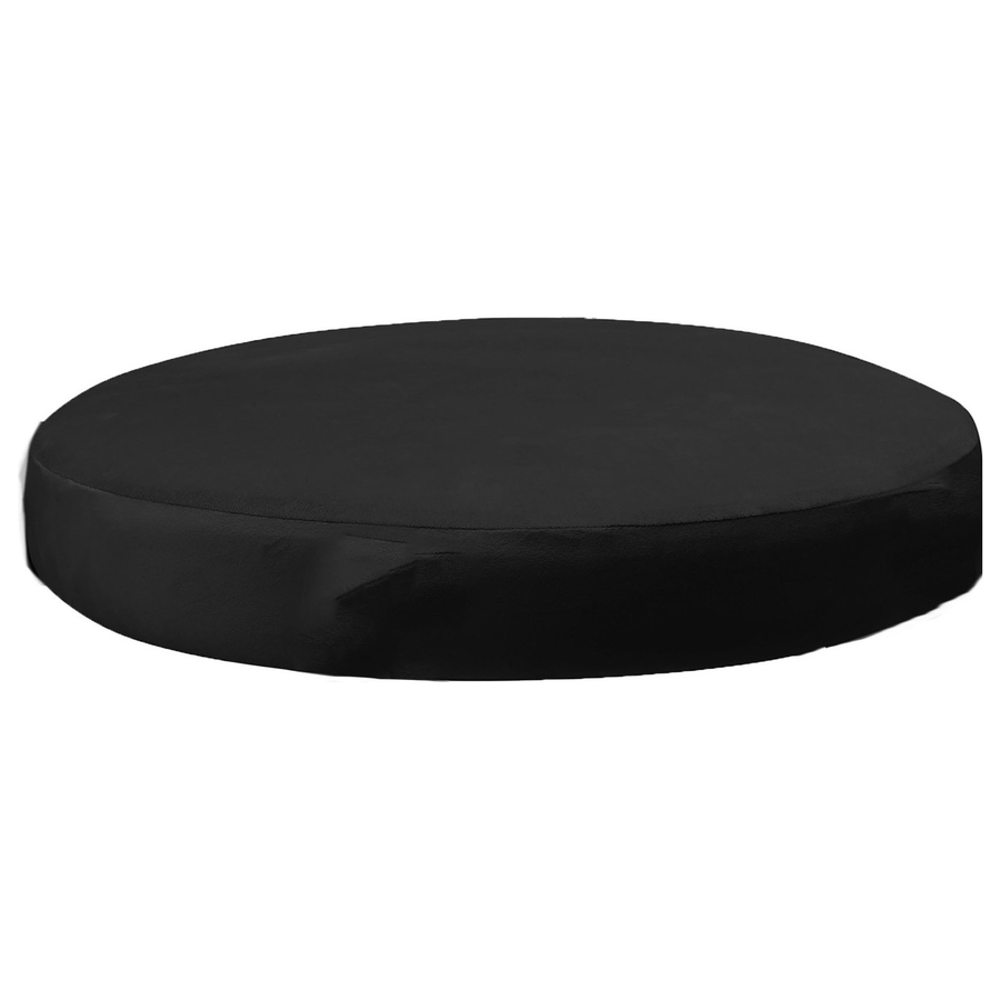 Чехол сидушка к стулу Тотем, черный бархат - Фото миниатюра 1