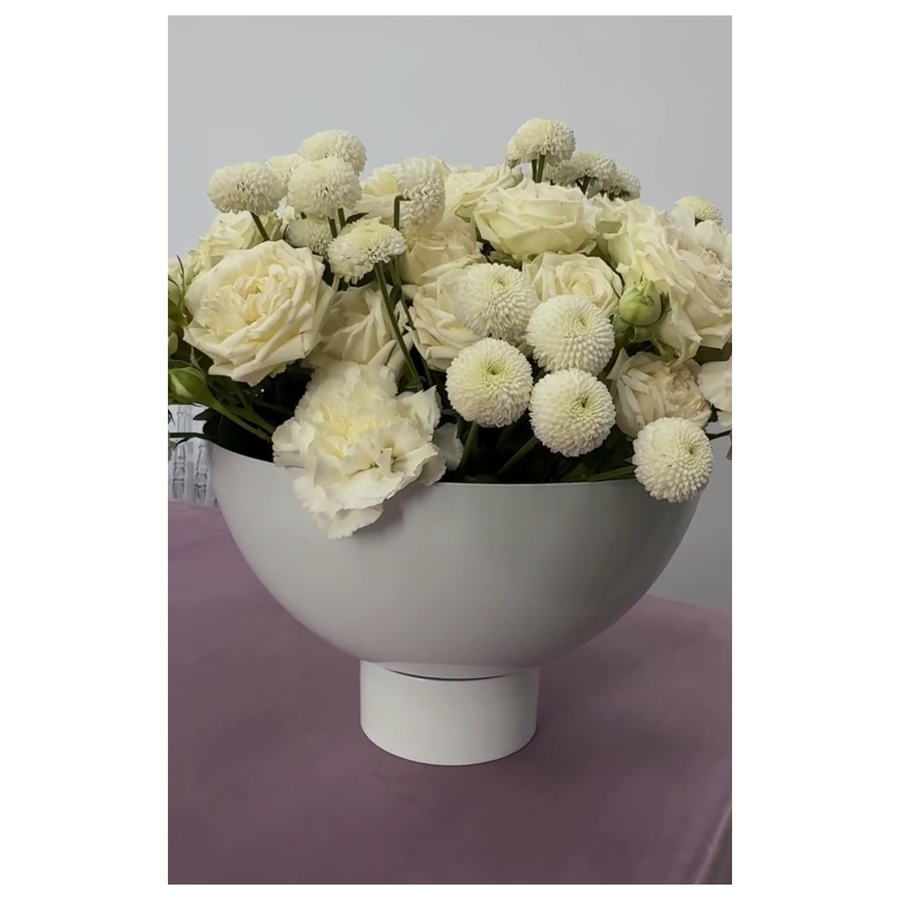 Ваза «Базено» белая - Фото миниатюра 2