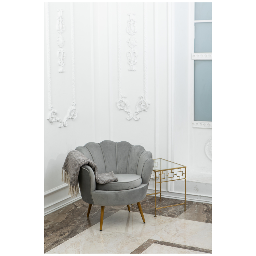 Кресло «Лаперла» серое - Фото миниатюра 6