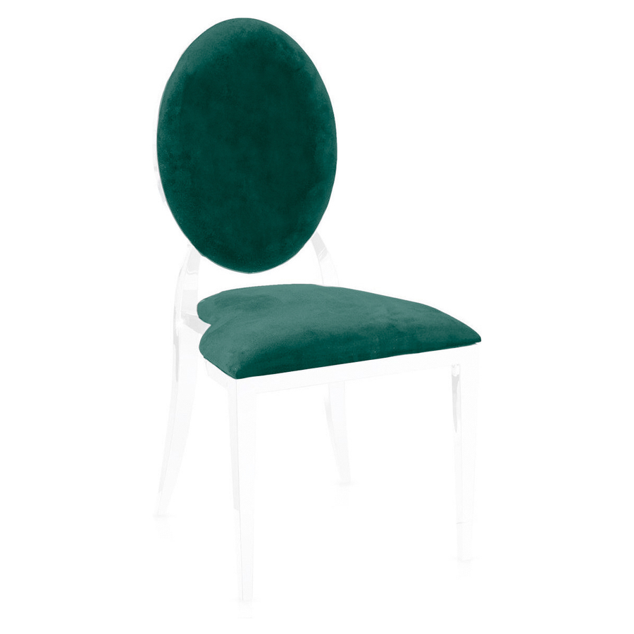 Чехол 2 шт. к стулу Вашингтон, изумрудный бархат - Фото миниатюра 1