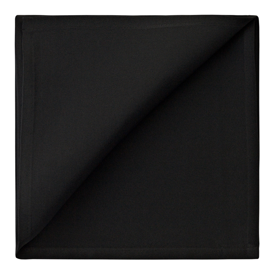 Салфетка габардин черная - Фото миниатюра 1