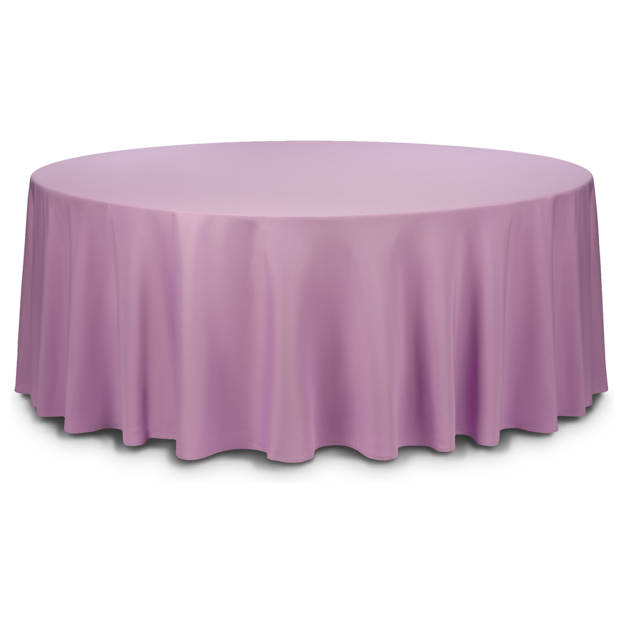Скатерть круглая габардин лавандовая - Фото миниатюра 1