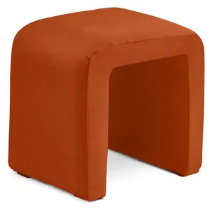 Пуф «П» терракотовый бархат - Фото 1