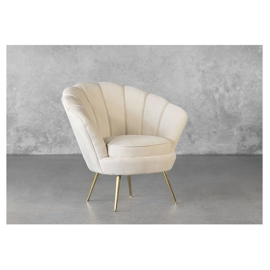 Кресло "Лаперла" светло-бежевое - Фото миниатюра 3