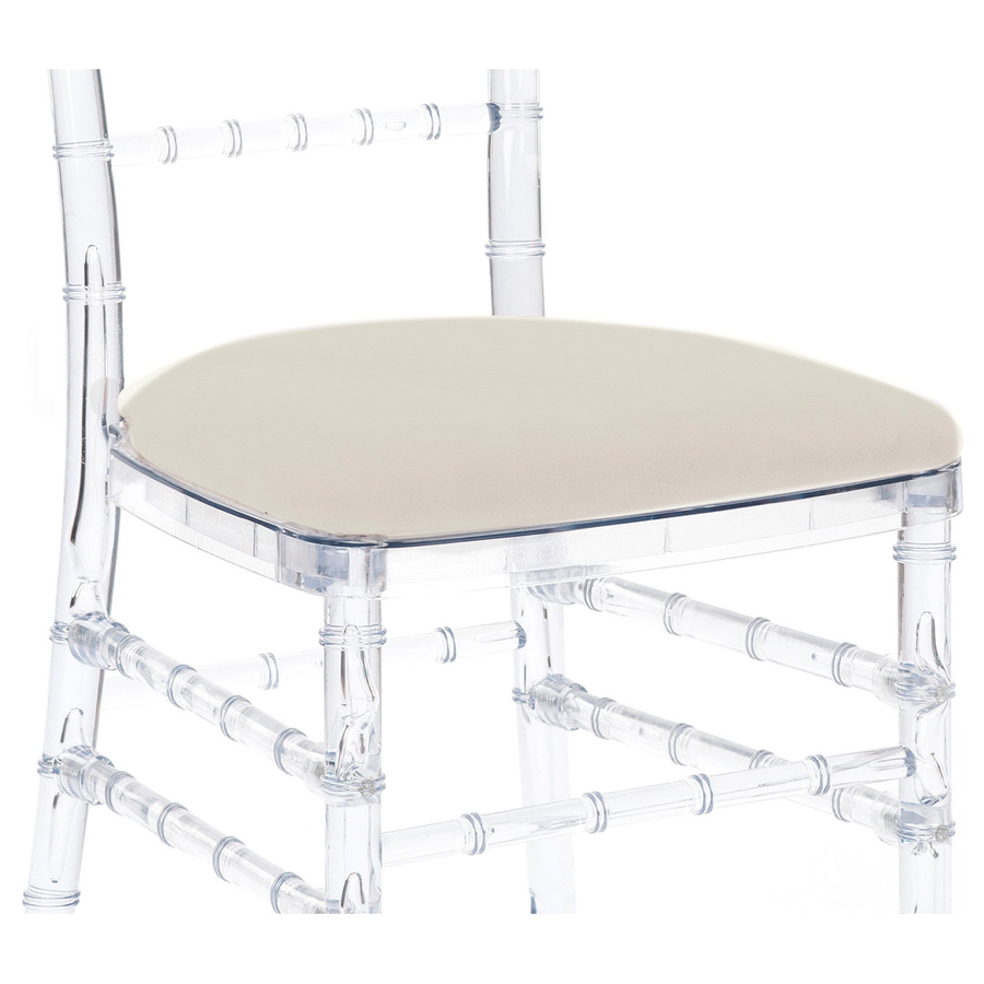 Подушка Кьявари кремовая, бархат. Сдаётся со стулом - Фото основное 1