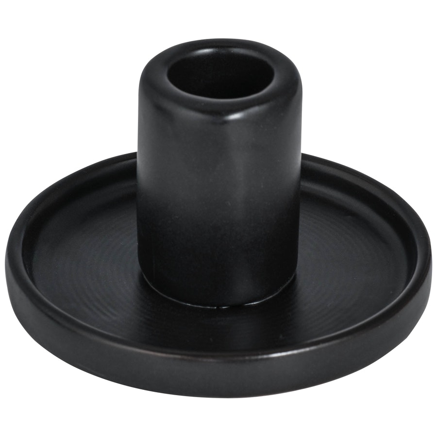 Подсвечник «Бренна» черный M - Фото миниатюра 1