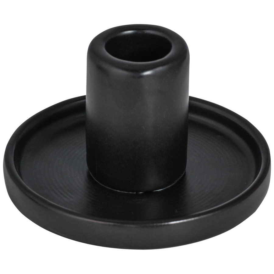 Подсвечник «Бренна» черный M - Фото миниатюра 1