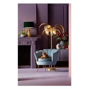 Кресло «Лаперла» серо-голубое - Фото 4