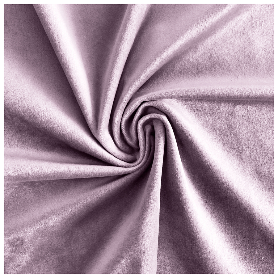 Скатерть прямая широкая бархатная пыльно-фиолетовая - Фото миниатюра 2