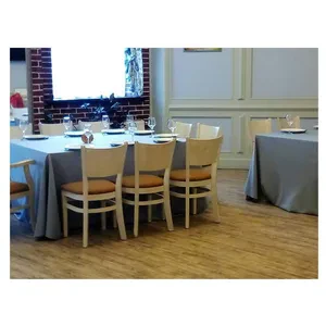 Скатерть прямоугольная габардин серая - Фото 2