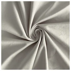 Скатерть прямая широкая бархатная кремовая - Фото 2