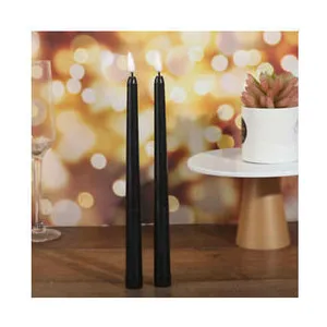 Led свеча 2х28см черного цвета - Фото 2
