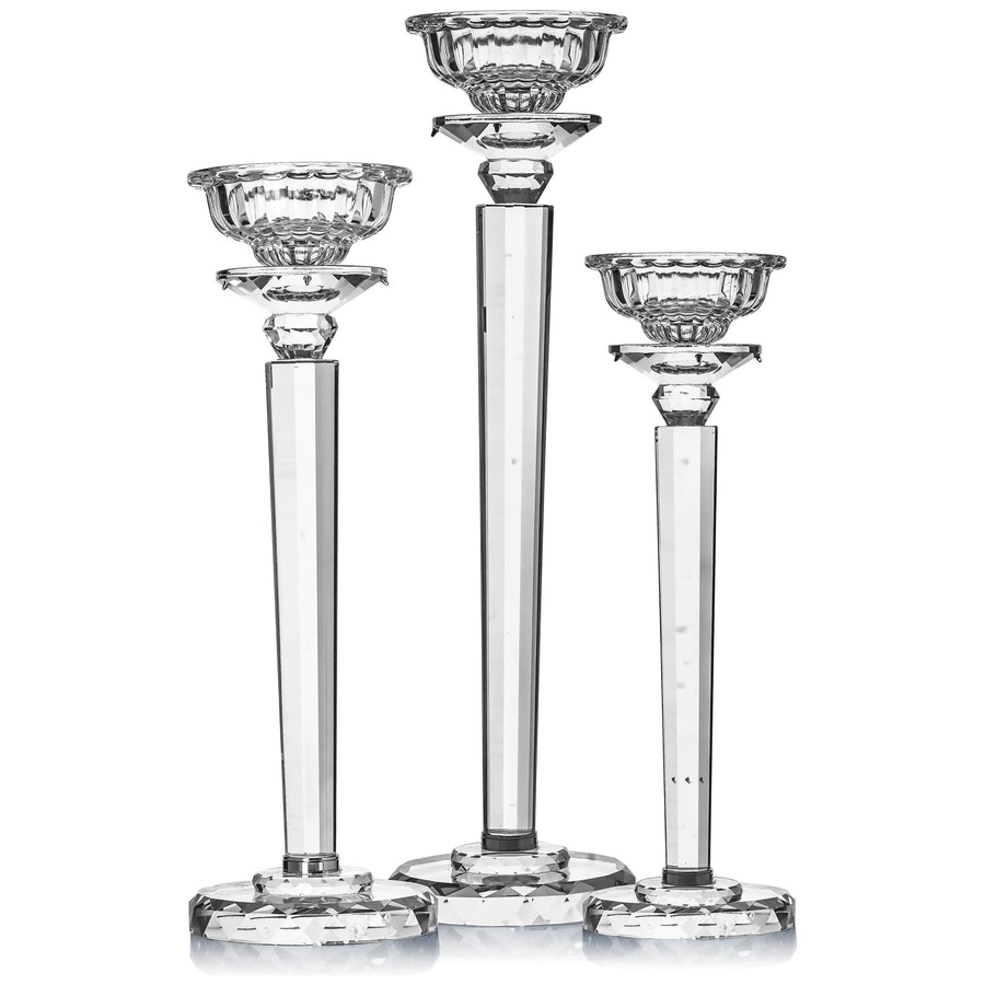 Набор подсвечников «Форт» хрустальные - Фото миниатюра 1
