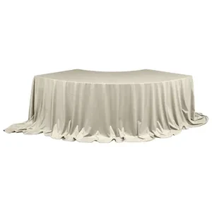 Скатерть для президиума бархатная светло-бежевая