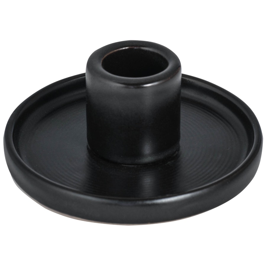 Подсвечник «Бренна» черный S - Фото миниатюра 1