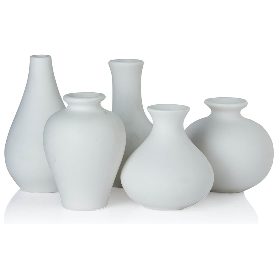 Набор белых ваз «Хомфарито» - Фото миниатюра 1