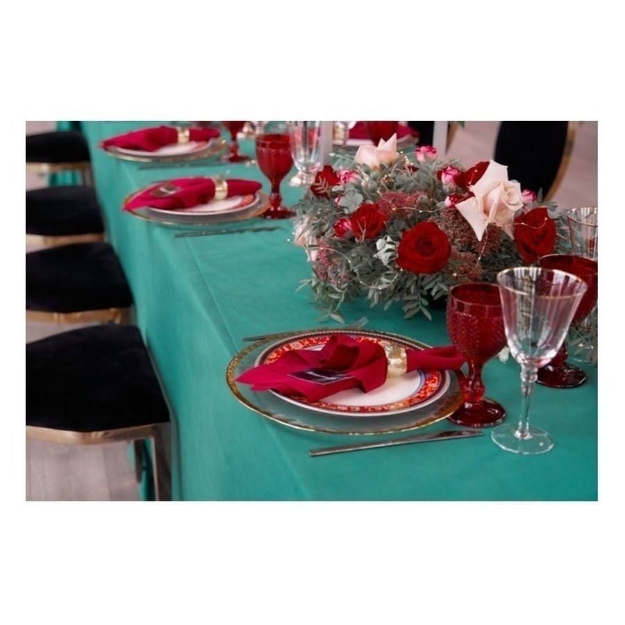 Салфетка габардин винная - Фото миниатюра 2