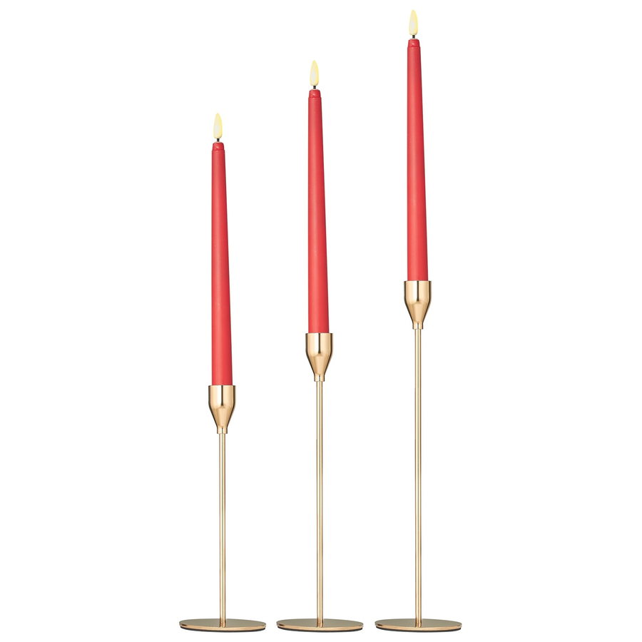 Набор подсвечников «Имс» золотого цвета - Фото миниатюра 4