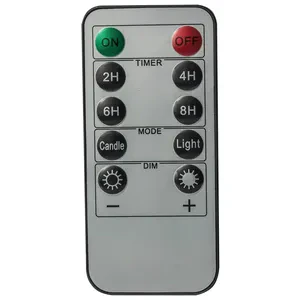 Led свеча 2х28см красного цвета - Фото 2