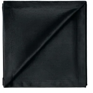 Салфетка бархатная черная