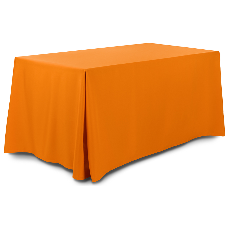 Скатерть прямоугольная габардин оранжевая - Фото миниатюра 1