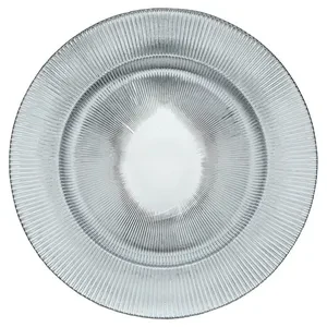 Подстановочная тарелка «Фере» серебряная - Фото 1
