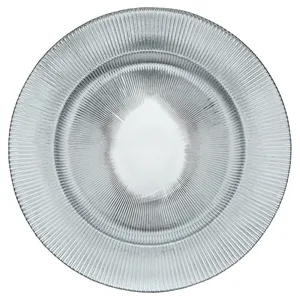 Подстановочная тарелка «Фере» серебряная - Фото 1
