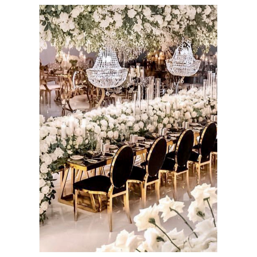 Чехол 2 шт. к стулу Вашингтон, черный бархат - Фото миниатюра 4