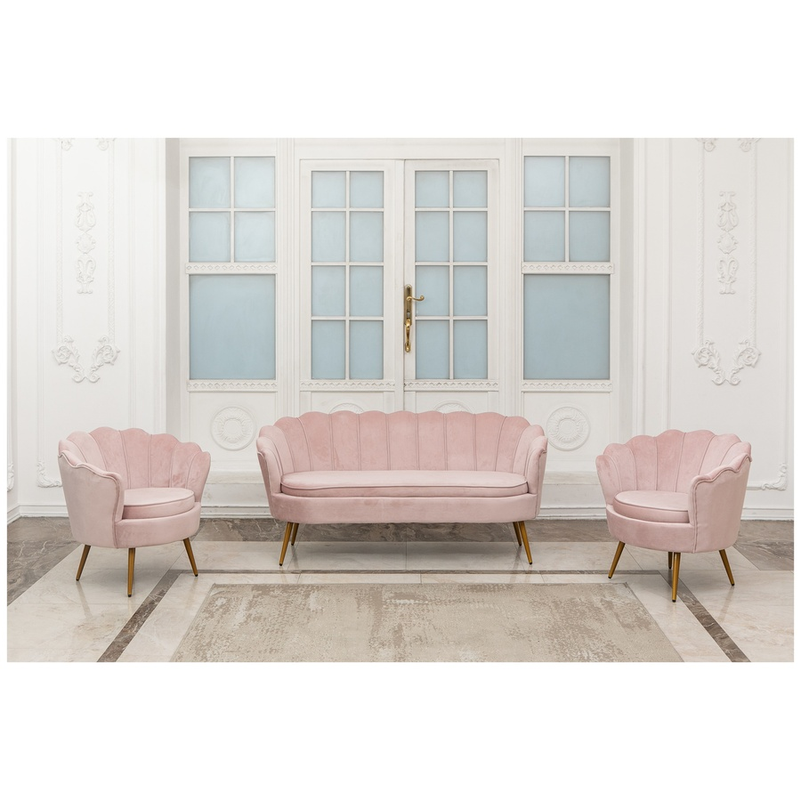 Диван "Лаперла" пыльно-розовый - Фото миниатюра 4