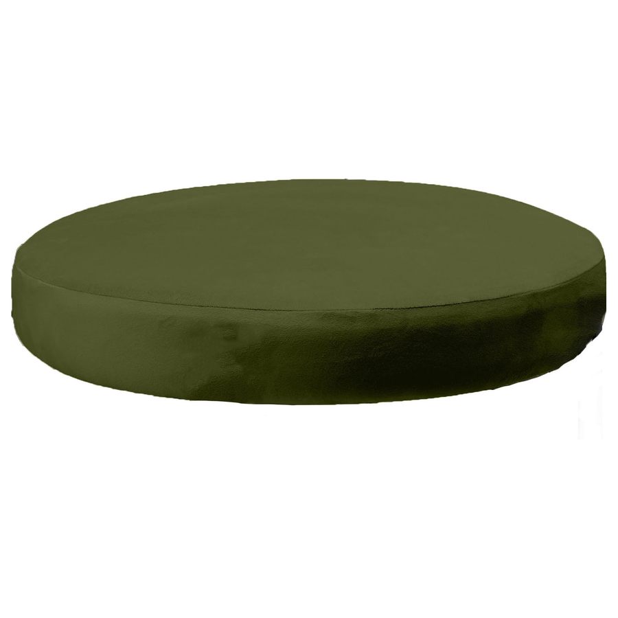 Чехол сидушка к стулу Тотем, мшистый бархат - Фото миниатюра 1