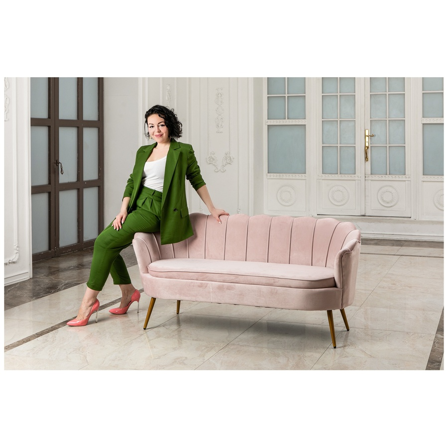 Диван "Лаперла" пыльно-розовый - Фото миниатюра 6