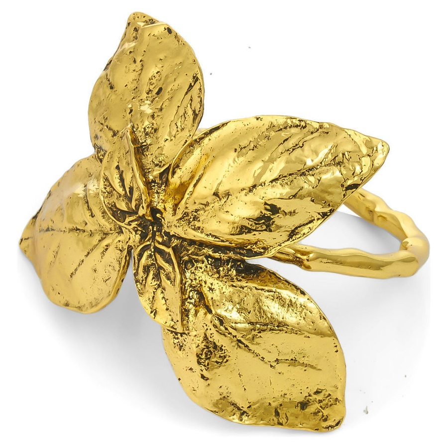 Кольцо для салфетки «Базило», золото - Фото миниатюра 1