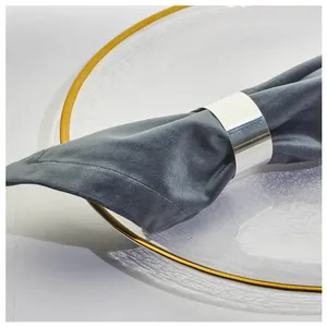 Кольцо для салфетки «Нобель» серебряное - Фото 2