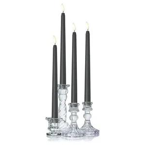 Led свеча 2х28см черного цвета - Фото 3