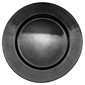 Подстановочная тарелка «Фере» черная - Фото 1