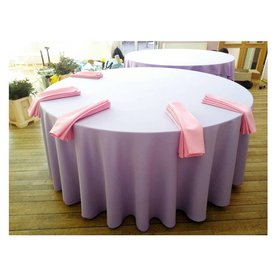 Скатерть прямоугольная габардин лавандовая - Фото миниатюра 2