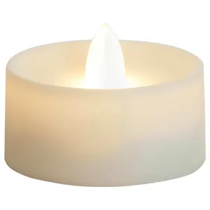 Led свеча 5х4см белого цвета - Фото 1