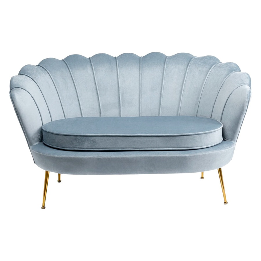 Диван "Лаперла" серо-голубой - Фото миниатюра 2