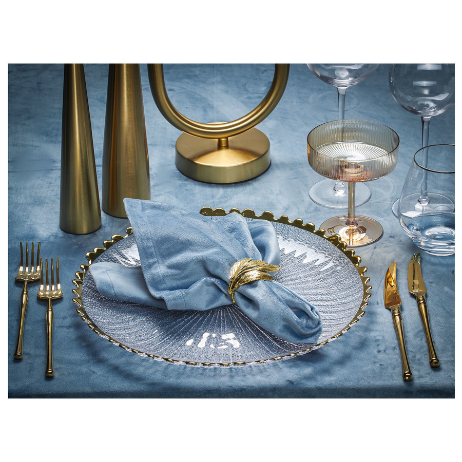 Кольцо для салфетки «Сагуло» черненое золото - Фото миниатюра 2