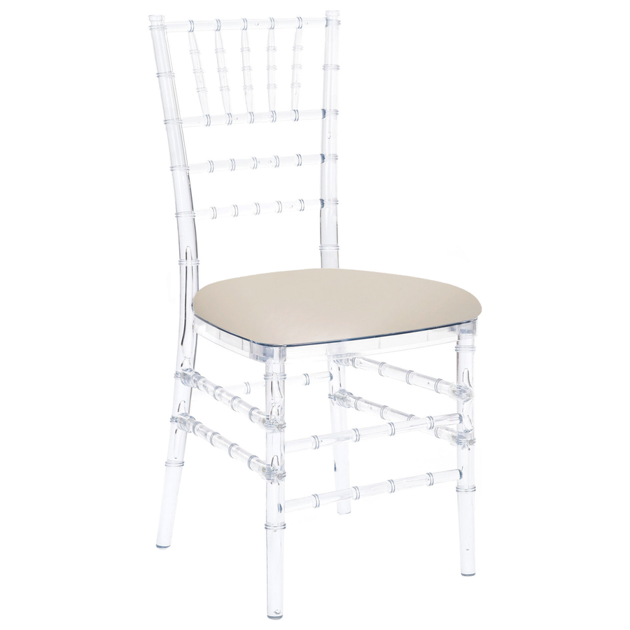 Подушка Кьявари кремовая, бархат. Сдаётся со стулом - Фото миниатюра 2