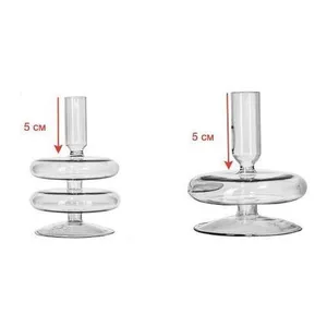 Ваза «Букли-4» прозрачная - Фото 2