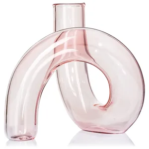 Ваза «Букли-1» розовая - Фото 1