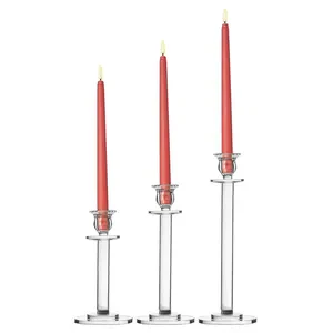 Led свеча 2х28см красного цвета - Фото 5