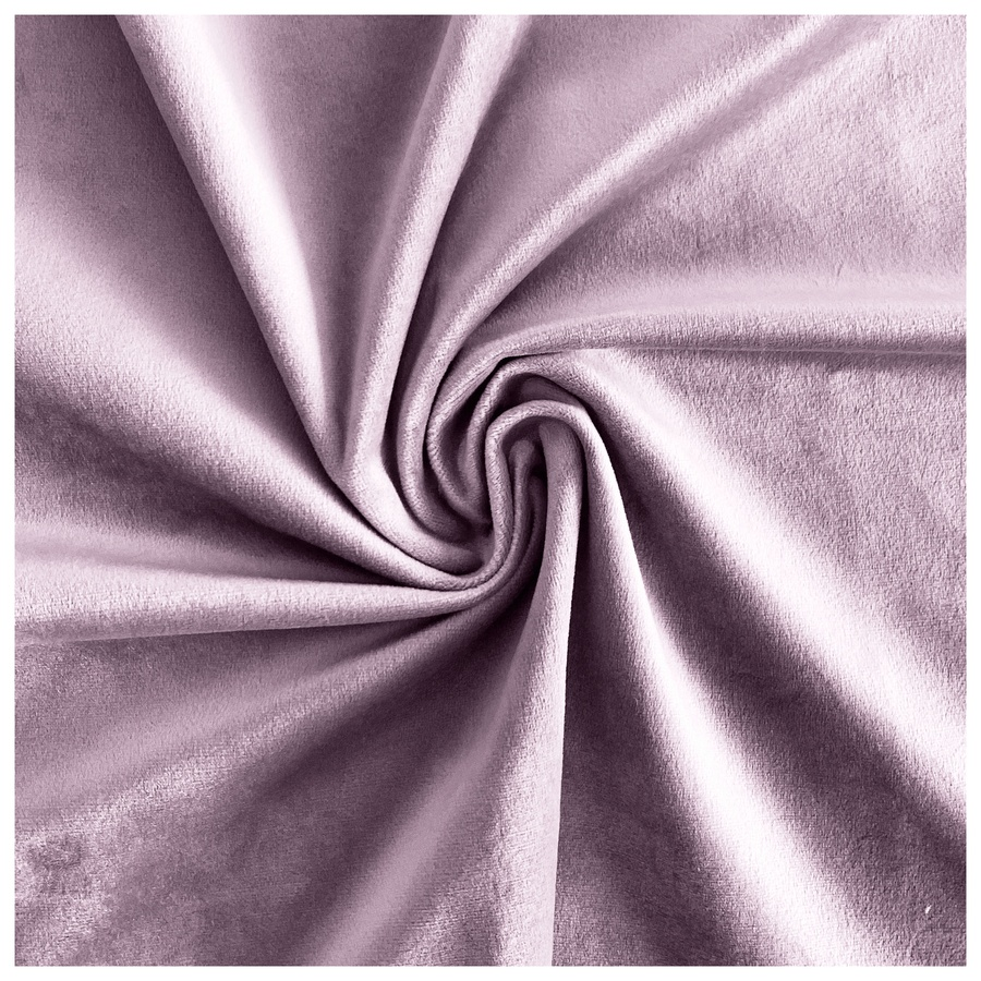 Скатерть прямоугольная бархатная пыльно-лавандовая - Фото миниатюра 2