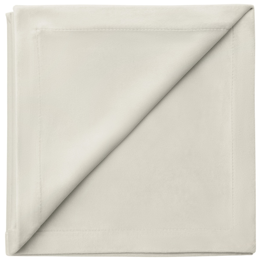 Салфетка бархатная кремовая - Фото миниатюра 1