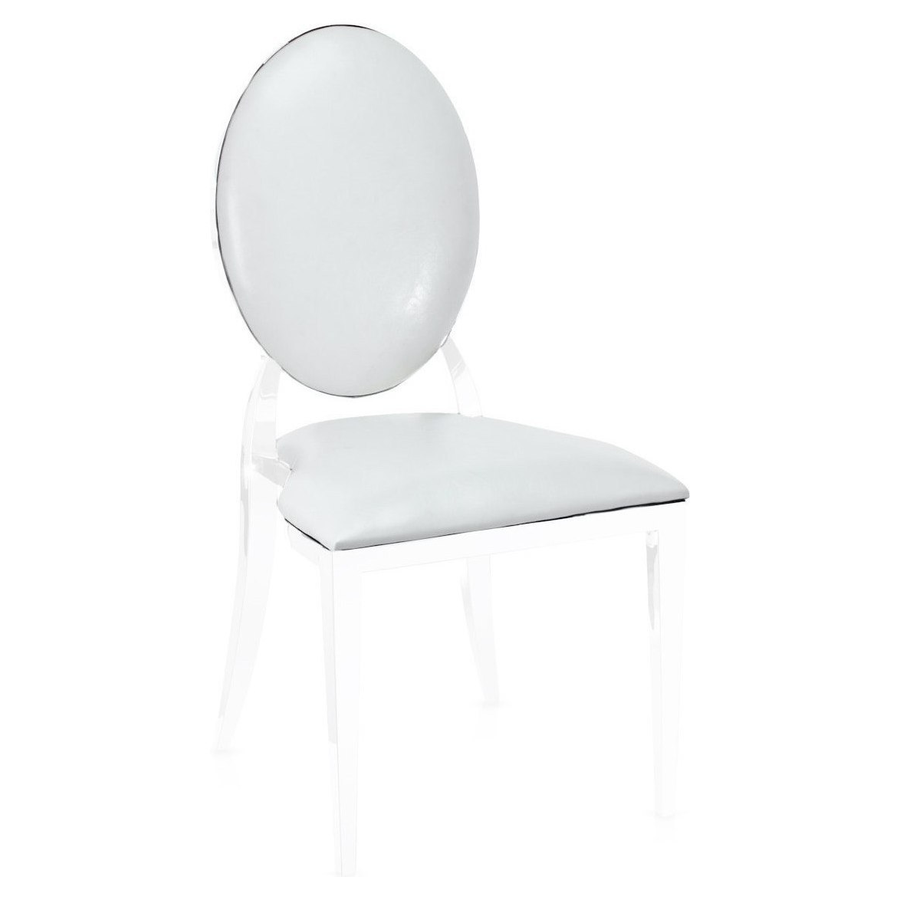 ПОДУШКИ 2 шт. "Вашингтон", кожа белая - Фото миниатюра 1