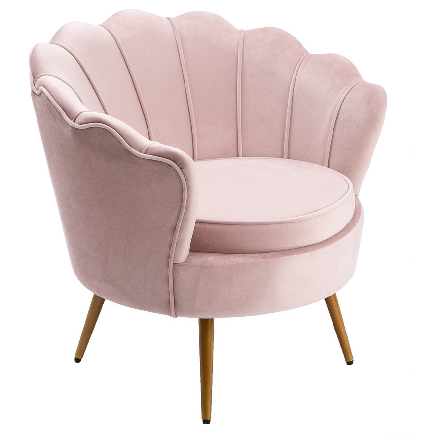 Кресло "Лаперла" пыльно-розовое - Фото миниатюра 2